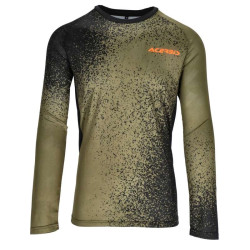 Maillot moto cross Acerbis X-DURO 2.0 Vert militaire 2