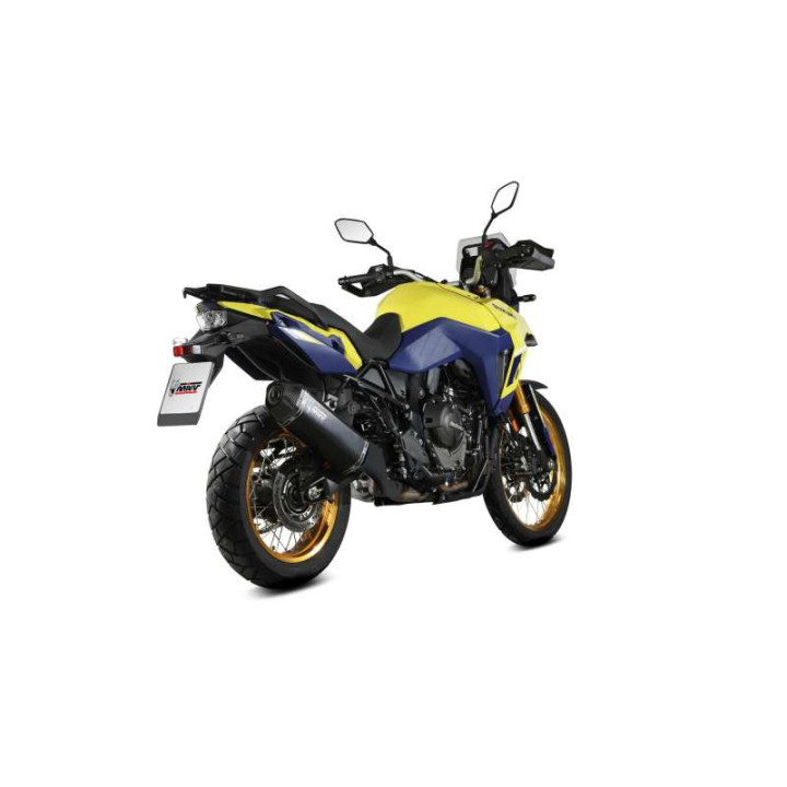 Silencieux homologué Mivv SPEED EDGE Inox noir (S.061.LRB) Suzuki DL800 V-Strom DE