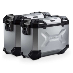SW-Motech TraX ADVENTURE 2x37L Honda NT1100 aluminum suitcase kit 2