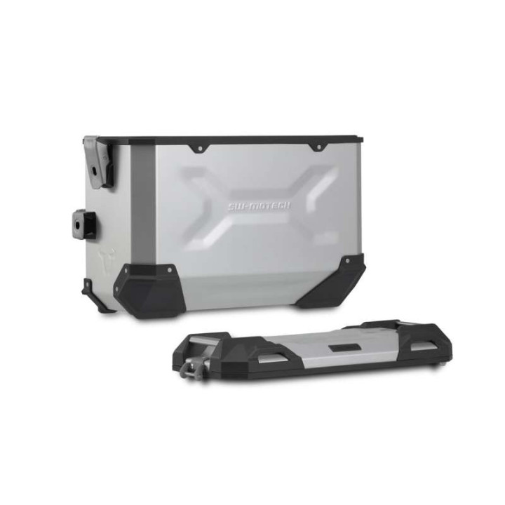 SW-Motech TraX ADVENTURE 2x45L Honda NT1100 aluminum suitcase kit
