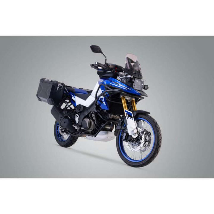 SW-Motech TraX ADVENTURE 45/37L Suzuki DL1050 V-Strom DE aluminum suitcase kit