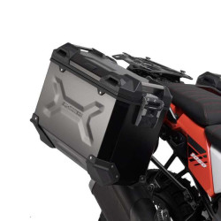 SW-Motech TraX ADVENTURE 45/37L Suzuki DL1050 V-Strom aluminum suitcase kit