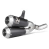 AKRAPOVIC Black muffler Ducati Monster (S-D8SO4-CUBTBL/1)