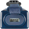 Adaptateur Din vers USB et USB-C Tecmate OPTIMATE O-119 3300 mA