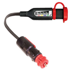 Contrôleur de charge/état de batterie allume cigare/DIN Tecmate O-126V2 2
