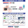 Adaptateur Tecmate OPTIMATE USB-C O-118 3.3A