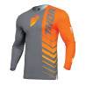 Maillot moto cross Thor PRIME ANALOG CHARCOAL/ORANGE