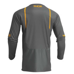 Maillot moto cross Thor PULSE MONO DARK GRAY/YELLOW 2