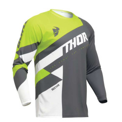 Maillot moto cross Thor SECTOR CHECKER CHARCOAL/ACID