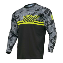 Maillot moto cross Thor SECTOR DIGI CAMO BLACK