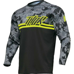 Maillot cross enfant Thor YOUTH SECTOR DIGI BLACK CAMO