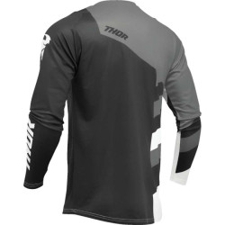 Maillot cross enfant Thor YOUTH SECTOR CHECKER BLACK/GRAY 2