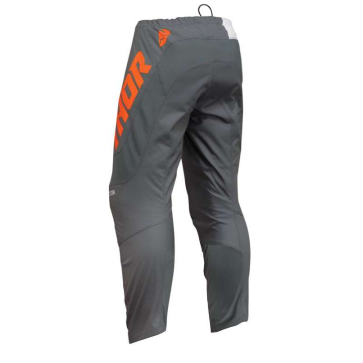Pantalon cross enfant Thor YOUTH SECTOR CHECKER CHARCOAL/ORANGE