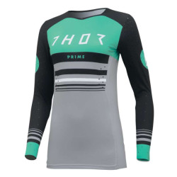 Maillot moto cross femme Thor PULSE BLAZE BLACK/MINT