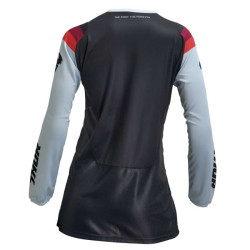 Maillot moto cross femme Thor PULSE REV BLACK/LIGHT MINT 2