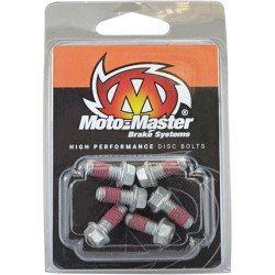 Kit 6 Moto Master brake disc screws 012019 (Hex M6x13)