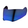 Ecran BLEU MIROIR préparé Pinlock® pour casque Schuberth C3 PRO / S2 SPORT