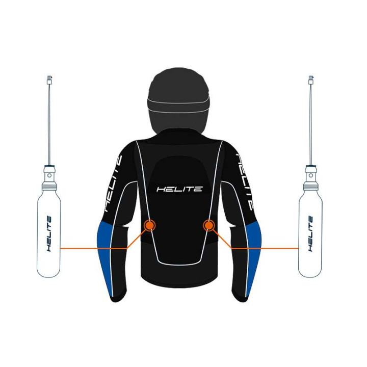 Gilet Airbag HELITE OFF ROAD SANS MANCHES