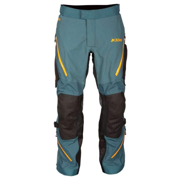 Klim BADLANDS PRO 2022 Petrol Strike Orange motorcycle pants