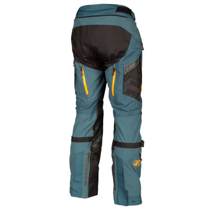 Klim BADLANDS PRO 2022 Petrol Strike Orange motorcycle pants