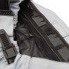 Pantalon enduro T.UR P-THREE Gris Clair/Rouge