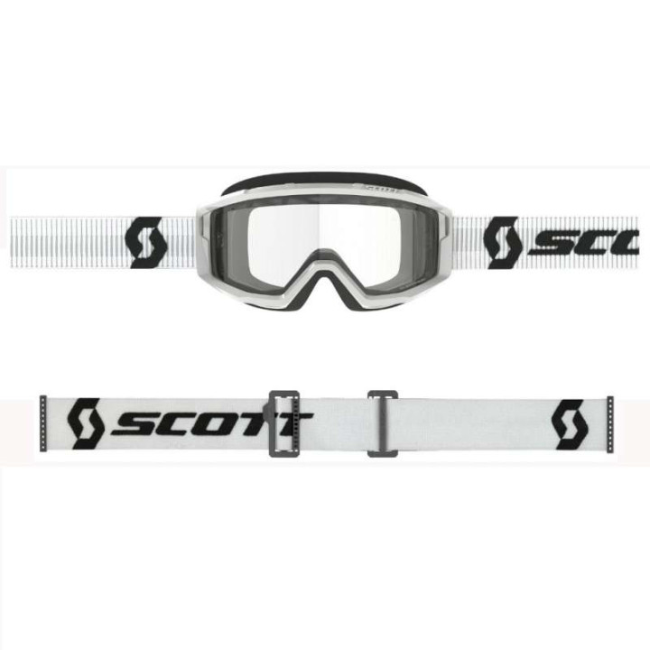 Masque cross Scott PRIMAL ENDURO 2023 White/Clear
