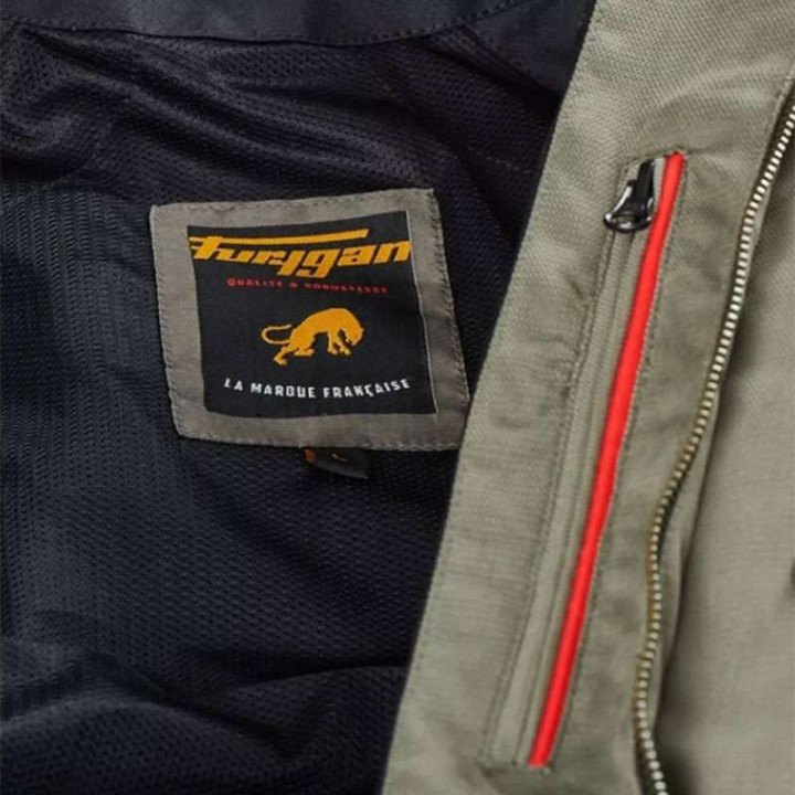Motorcycle overshirt Furygan MARLON X KEVLAR Khaki