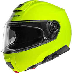 Casque moto modulable Schuberth C5 Jaune Fluo