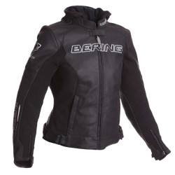 Women's Bering LADY SWITCH leather motorcycle jacket Size 3