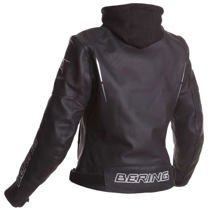 Women's Bering LADY SWITCH leather motorcycle jacket Size 3