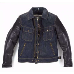 Blouson moto Helstons CANNONBALL Textile/Cuir taille S