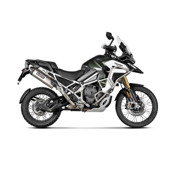 AKRAPOVIC Titanium-approved muffler Triumph Tiger 1200 GT/RALLY (S-T12SO6-HJA)