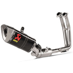 Complete AKRAPOVIC RACING Suzuki GSX-8S (S-S8R1-EEC) carbon line