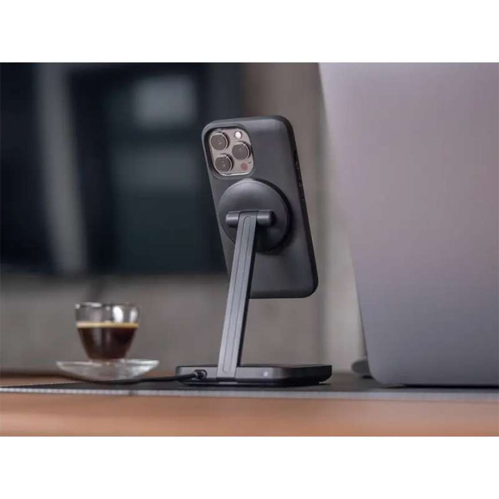 Double chargeur à induction de bureau Quad Lock