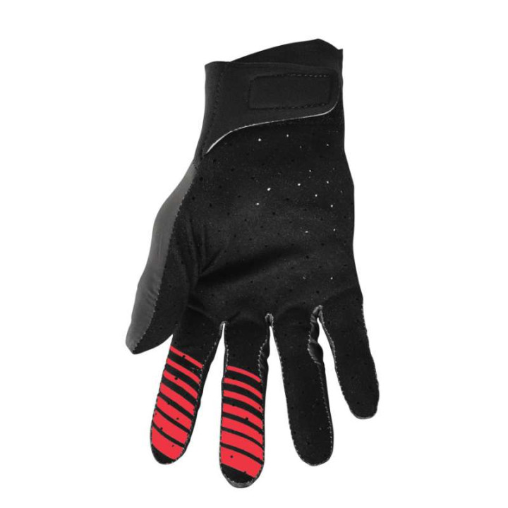 Gants moto cross Thor AGILE ANALOG LEMON/RED
