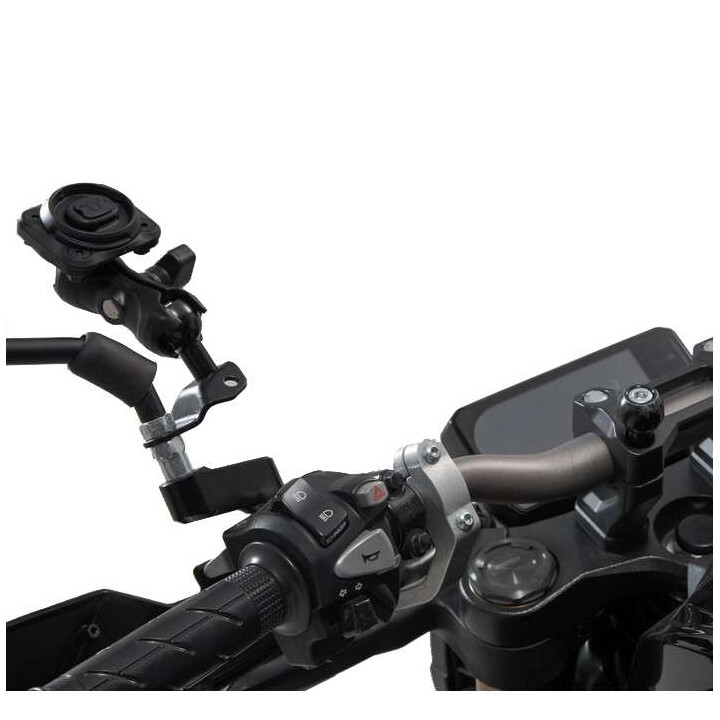 SW-Motech T-Lock smartphone holder on handlebars/view mirror