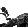 SW-Motech T-Lock smartphone holder on handlebars/view mirror