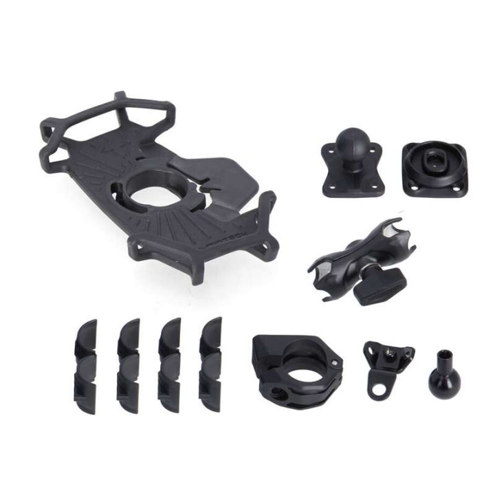 SW-Motech T-Lock smartphone holder on handlebars/view mirror