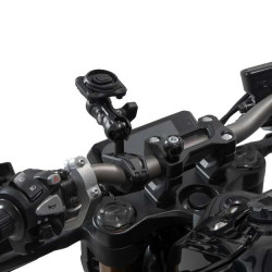 Support grand smartphone SW-Motech T-Lock sur guidon/rétroviseur