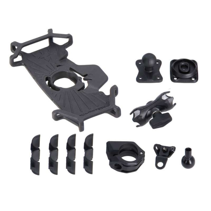 SW-Motech T-Lock large smartphone holder on handlebar/view mirror