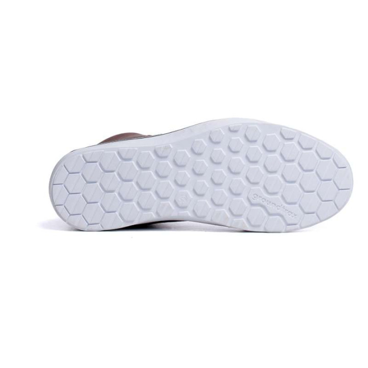 Baskets moto TCX STREET 3 WATERPROOF BROWN/WHITE