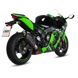 Silencieux homologué Mivv SUONO Inox noir (K.042.L9) Kawasaki ZX-10R/RR 2
