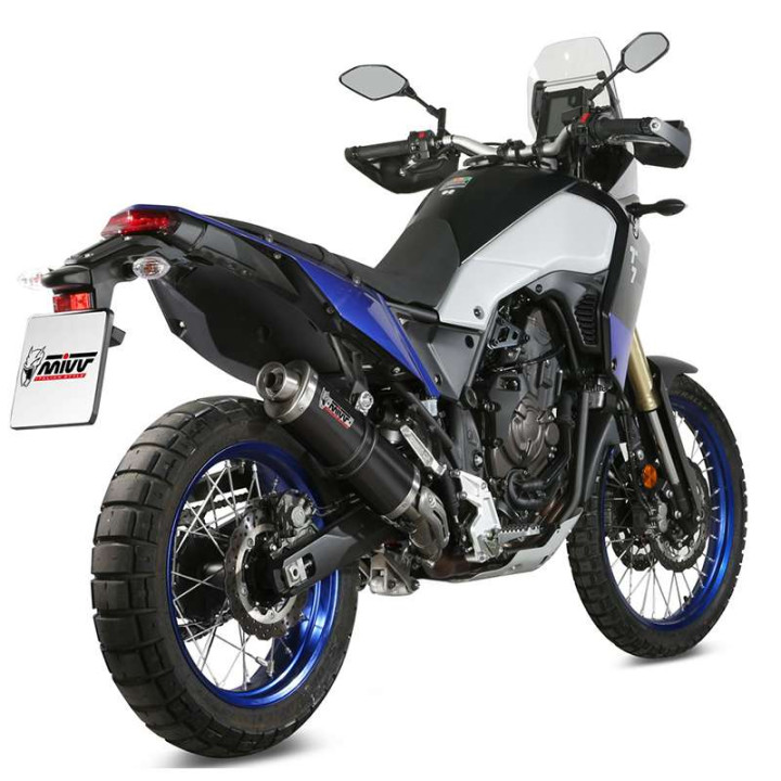 Silencieux homologué Mivv OVAL Classic Inox Noir (Y.064.LZ) Yamaha TÉNÉRÉ 700
