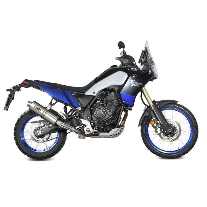 Mivv-approved muffler OVAL Classic Titanium (Y.064.L4) Yamaha TÉNÉRÉ 700