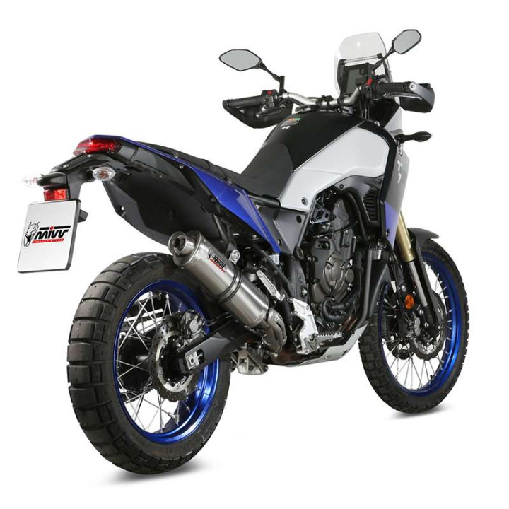 Mivv-approved muffler OVAL Classic Titanium (Y.064.L4) Yamaha TÉNÉRÉ 700