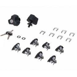 Set of 7 SW-Motech TraX locks + anti-theft device for PRO brackets