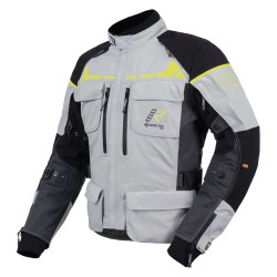 Veste moto Rukka ECUADO-R GRIS/JAUNE