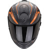 Casque Scorpion EXO-491 KRIPTA NOIR MAT / ORANGE / BLANC