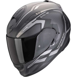 Casque Scorpion EXO-491 KRIPTA NOIR MAT / ARGENT