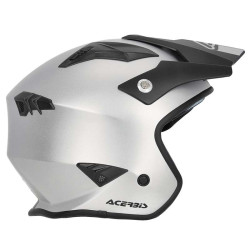 Casque moto jet Acerbis ARIA 22.06 METALLIC ARGENT 2